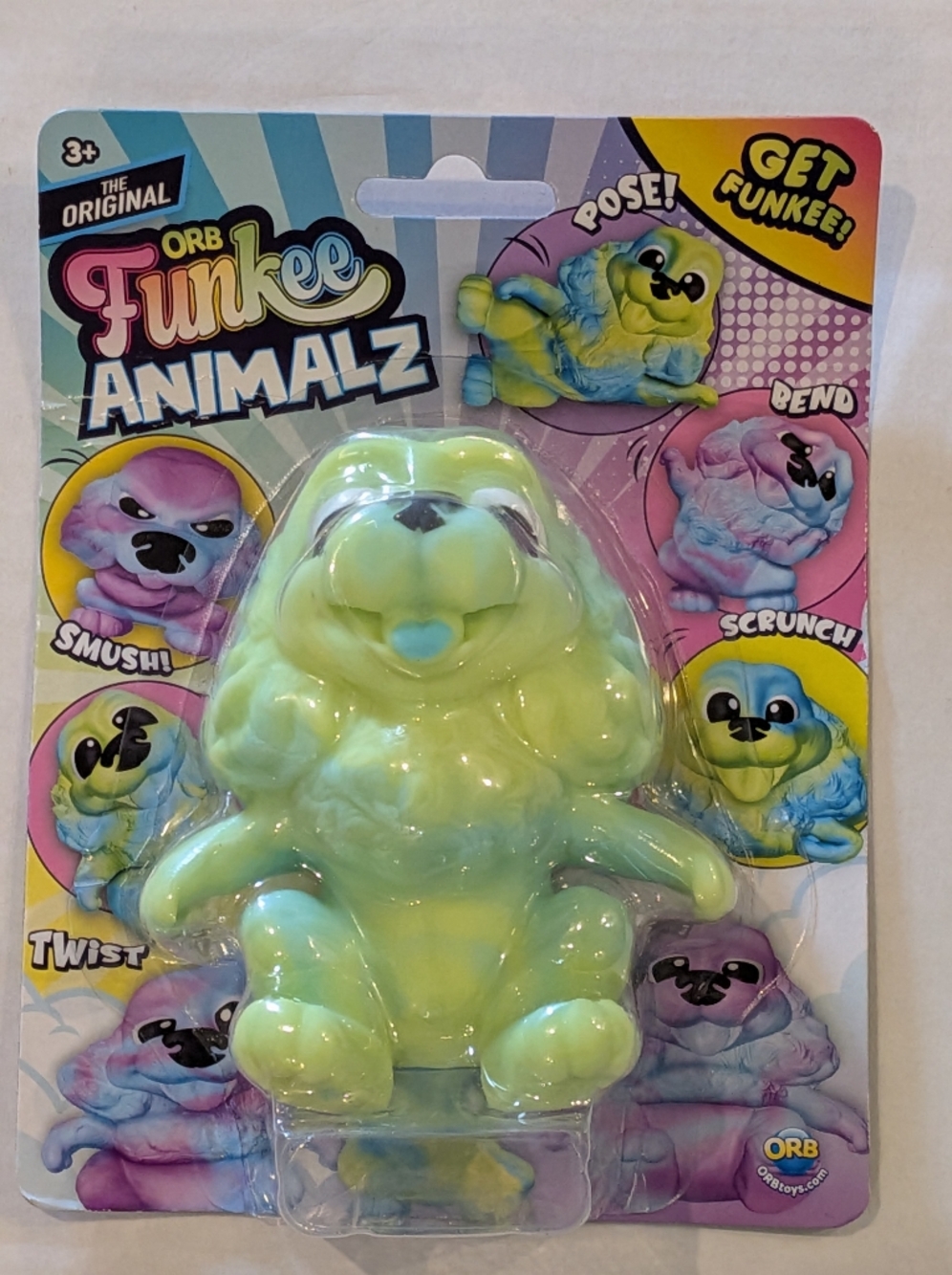 ORB Funkee Animalz Dog Squishy Toy